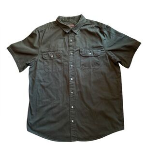 Boulder Creek Men's Big & Tall Short Sleeve‎ Denim and Twill Shirt Size 2XL Tall